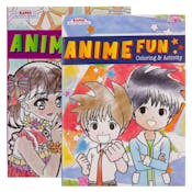 Anime Fun Coloring & Activity Books - 2 Volumes