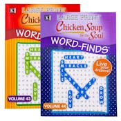 "Chicken Soup for the Soul" Word Find Puzzle Books - Large Print