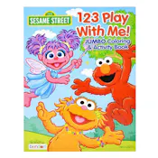 Sesame Street 123 Play With Me! Coloring Book - One Title