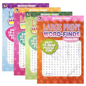 Large Print Word Finds - Four Titles