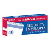#10 Self-Seal Security Envelopes - 40 Piece