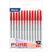Ballpoint Pens - 12 Count, Red
