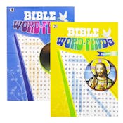 Bible Word Finds Puzzle Books - 96 Pages, 8" x 11"