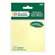 Stick On Notes - 100 Sheets, Yellow