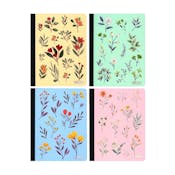 Floral Composition Books - Assorted, College Ruled