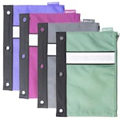 3-Ring Pencil Pouches - 4 Assorted Colors