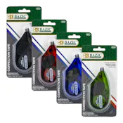 Correction Tape - Single, Grip, 4 Color Cases