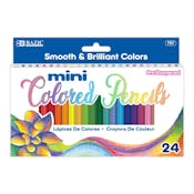 Mini Colored Pencils - 24 Count, Pre-sharpened