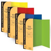 Tri Fold Poster Boards - Assorted Colors