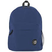 17" Classic Backpacks - Navy Blue, Mesh Pocket