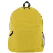 17" Classic Backpacks - Yellow, Mesh Pocket