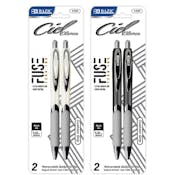 Fuse Tech Ink Retractable Pens, 2pk