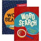 Word Search Puzzle Books - Jumbo Print, 2 Volumes