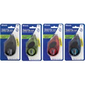 Correction Tape - Single, Grip, 4 Color Cases