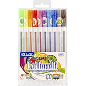 Wholesale Fluorescent Brush Markers - Assorted 6 Packs - DollarDays