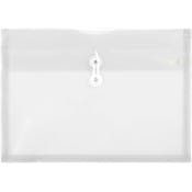 Clear Letter Size String Envelopes - Side Loading