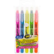 Fluorescent Gel Bible Highlighters - 5 Color Pack