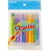 Mini Twist Crayons - 10 Colors