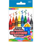 Crayons - 24 Count, Assorted Colors