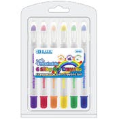 Gel Crayons - 6 Colors, Silky Smooth, Washable