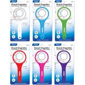 3" Round 2X Magnifiers - 6 Colors, Handheld