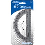 Protractors - 6", Semicircular