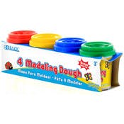 Modeling Dough - 4 Pack, 2 oz, Multicolor