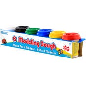 Modeling Dough - 6 Pack, 2 oz, Multicolor