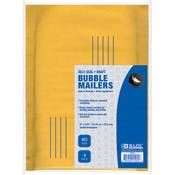 Self-Seal Bubble Mailers - 4 Pack, 6" x 9.25" (#0)