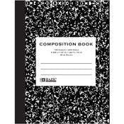 Marbled Composition Notebooks - 100 Sheets, Wide Ruled