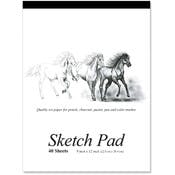 Studio C 2353839 Premium Sketch Book, Black - 75 Sheets - Case of 12 - Pack of 12