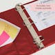 Slant-D 3 Ring View Binders - 2" Burgundy, 2 Pockets (2 of 4)