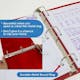 2" Slant-D Ring View Binders - Red, 2 Pockets (4 of 4)