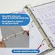 3" Slant-D Ring View Binders - Gray, 2 Pockets (4 of 4)