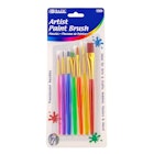 Paint Brush Sets - 7 Pack, Assorted Tips image number null