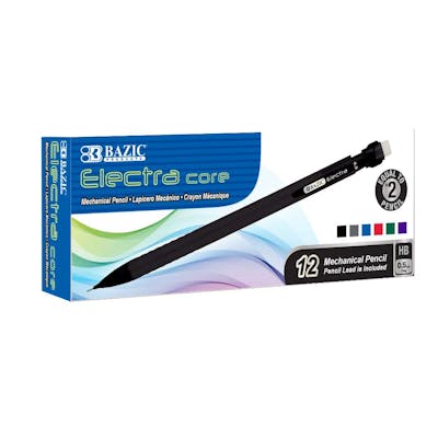 Mechanical Pencils, Assorted, 0.5mm, 12pk