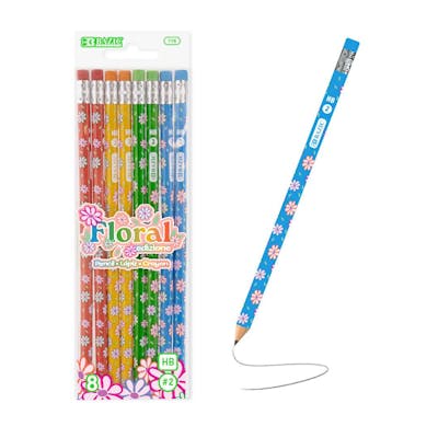 Floral Pencils - Assorted