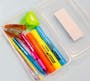 Multipurpose Pencil Box - 8", Clear (3 of 3)