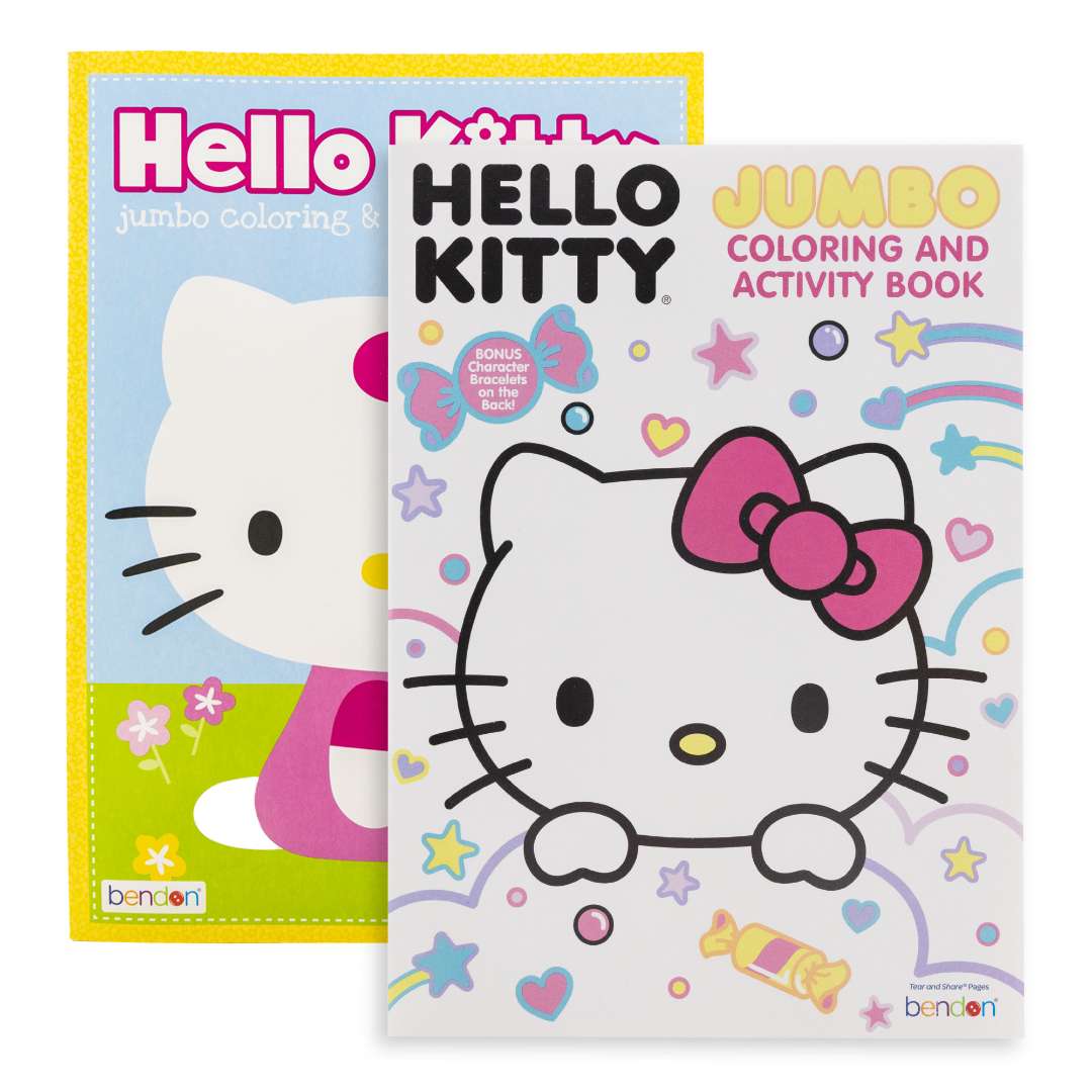 Wholesale Hello Kitty Coloring Books - 2 Assorted