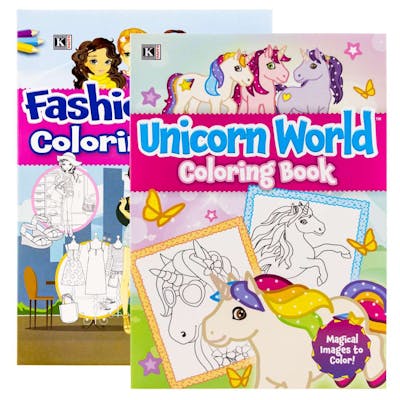 Unicorn World Coloring &amp; Activity Books