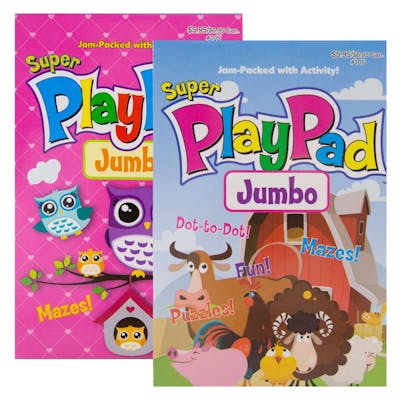 Super Jumbo Play Pads - Digest Size, 2 Vol.