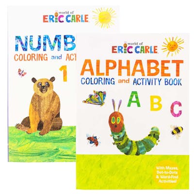 Eric Carle Coloring and Activity Books - 2 Volumes