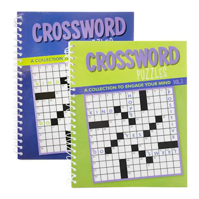 Crossword Puzzle Books - Two Titles