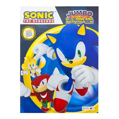 Sonic the Hedgehog Jumbo Coloring Book, 80 Pages
