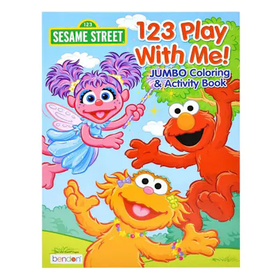 Sesame Street 123 Play With Me! Coloring Book - One Title
