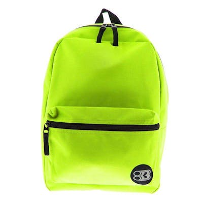 16" Basic Backpacks - Lime Green