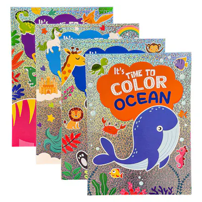 It's Time to Color Coloring Books - Four Titles
