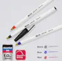 Ballpoint Pens - 3 Assorted Inks, Medium, 12 Pack (2 of 4)