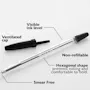 Ballpoint Pens - Black, Medium, 12 Pack (3 of 4)