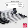 Ballpoint Pens - Black, Medium, 12 Pack (4 of 4)